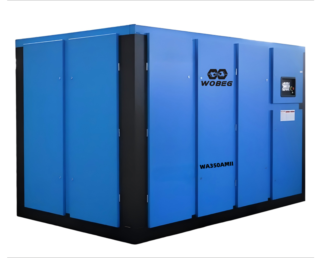 Two-stage screw air compressor